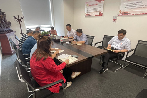 公司第四党支部召开党史学习教育专题组织生活会